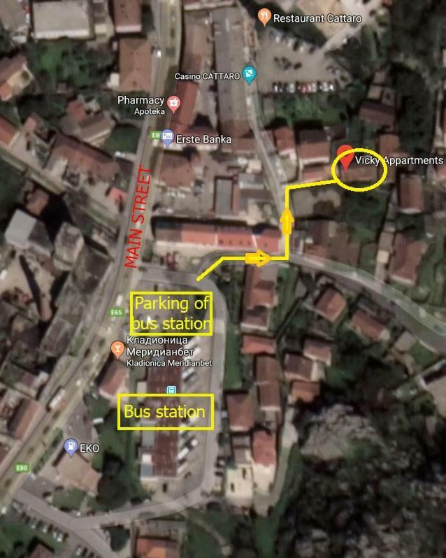 Vicky 1 Apartman Kotor Kültér fotó